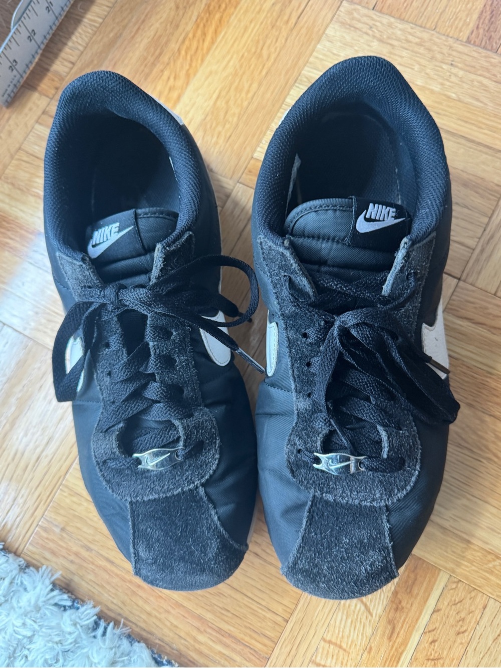 Black and White Nike Sneakers